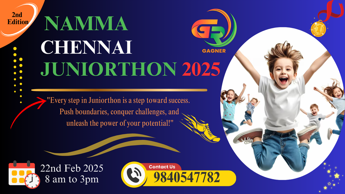 NAMMA CHENNAI JUNIORTHON 22 FEB 2025 (SATURDAY)