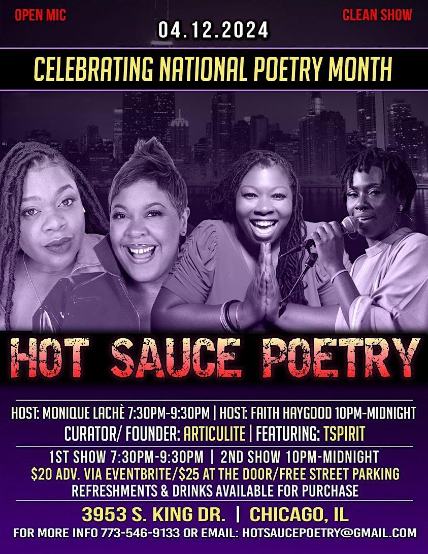 HOTSAUCE POETRY- (2nd Show @ 10PM) Historical Bronzeville
