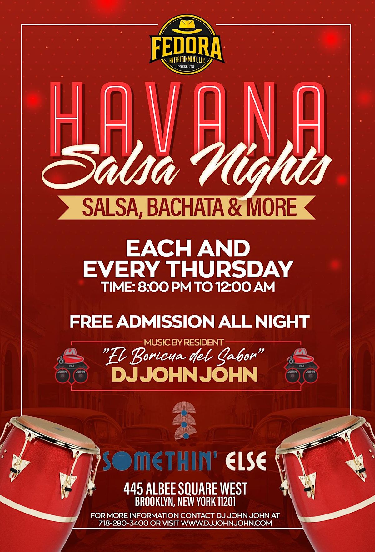 HAVANA Salsa Nights at Somethin' Else each and every Thursday