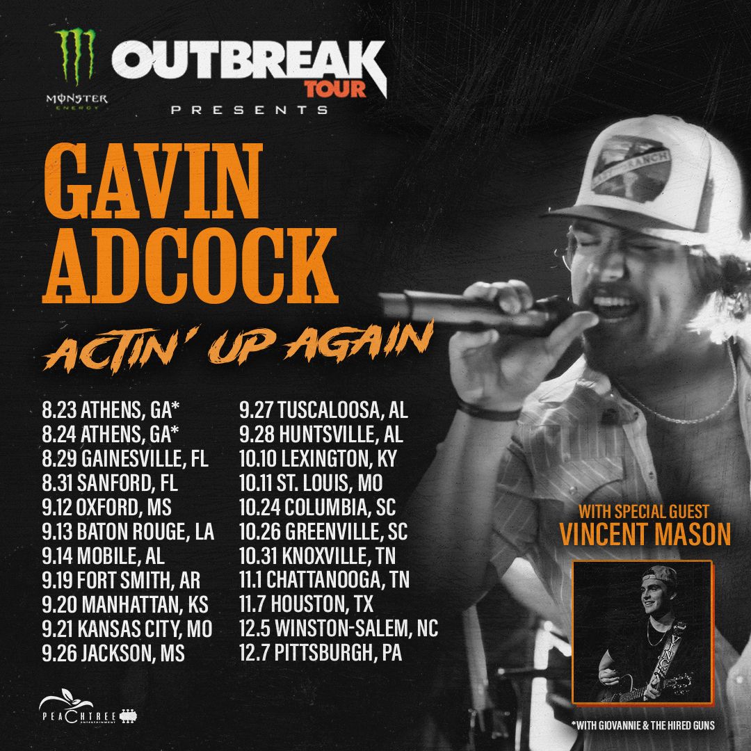 Gavin Adcock at Ovens Auditorium