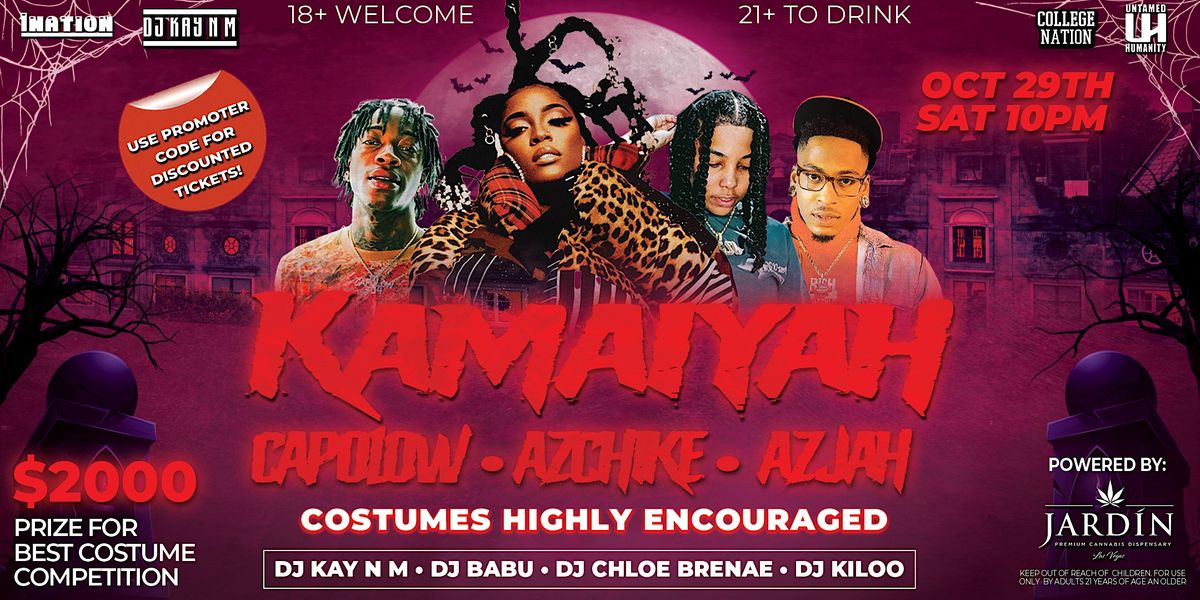 KAMAIYAH, CAPOLOW, AZCHIKE, & AZJAH LIVE IN CONCERT