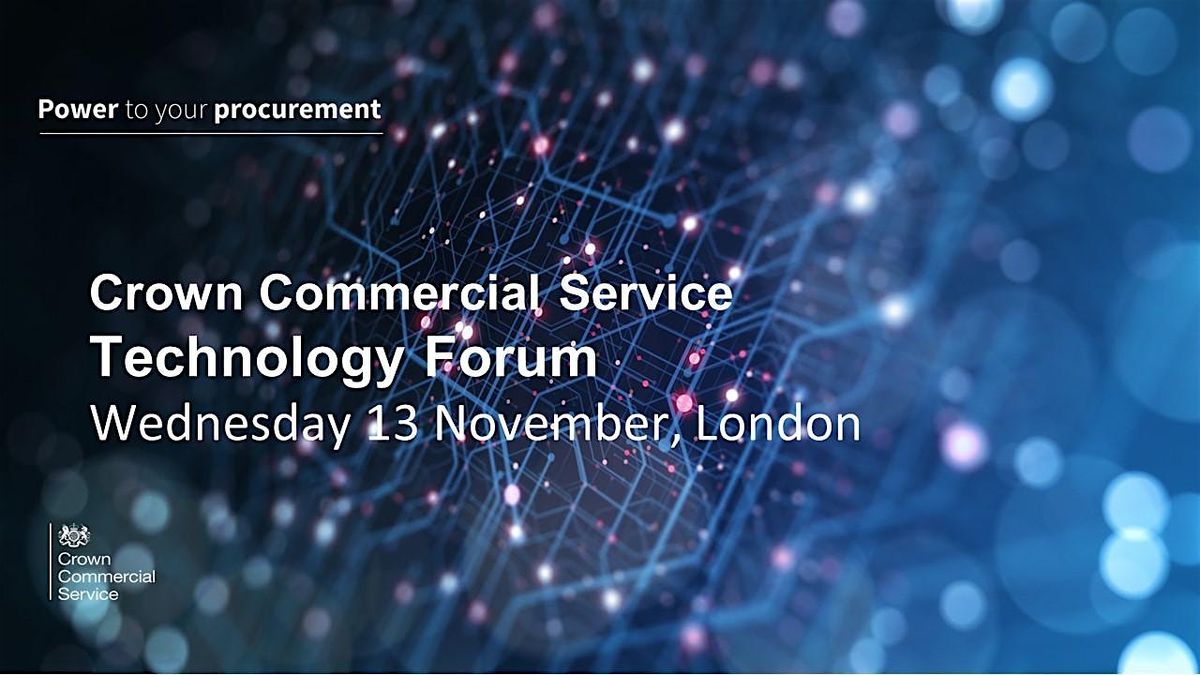 Crown Commercial Services Technology Forum