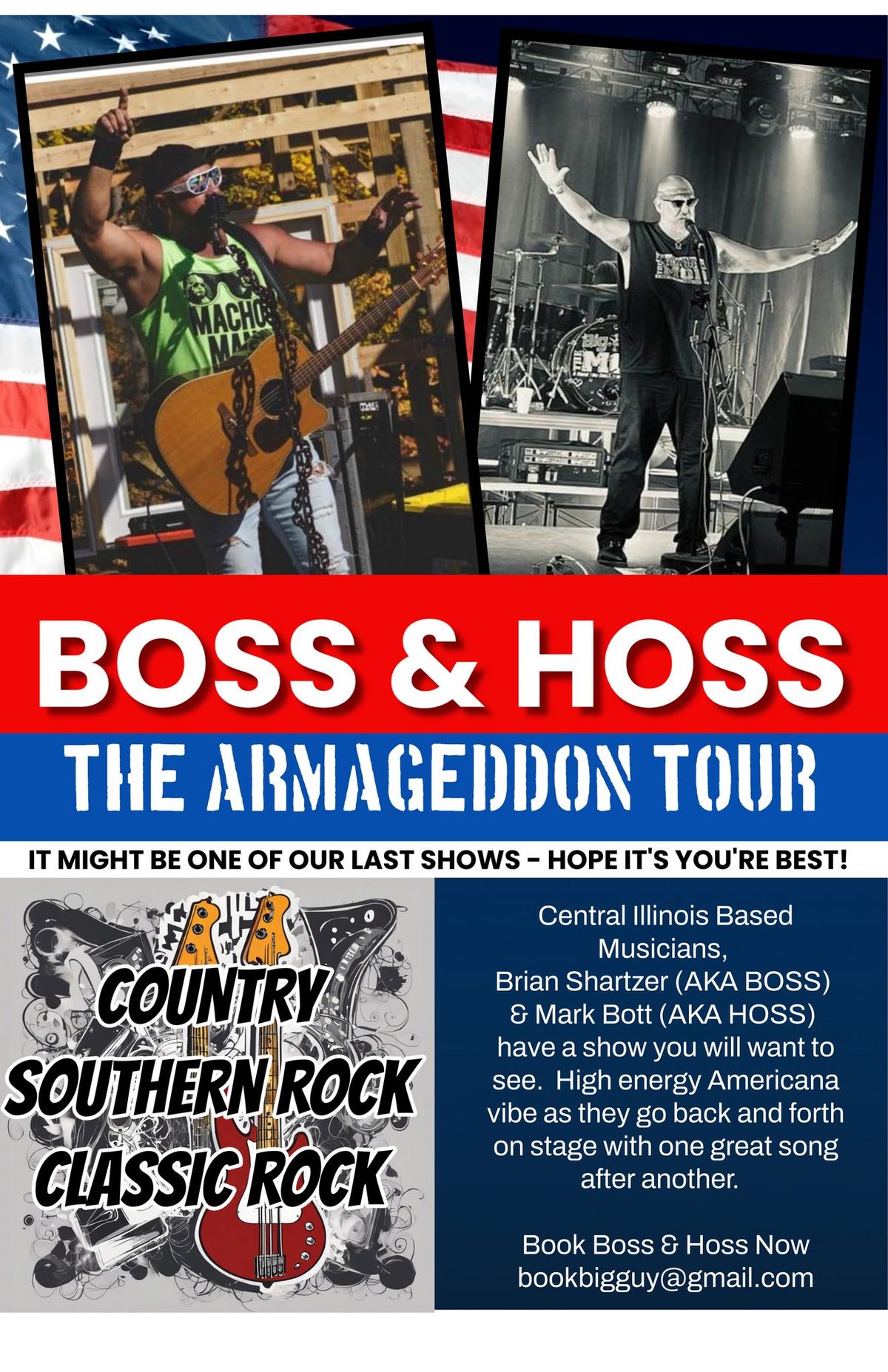 BOSS & HOSS THE ARMAGEDDON TOUR STOP SPRINGFIELD, ILLINOIS