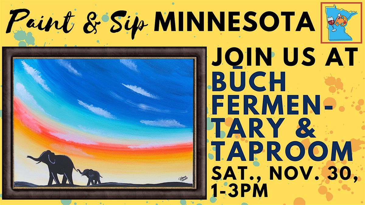 November 30 Paint & Sip at B\u016aCH Fermentary & Taproom