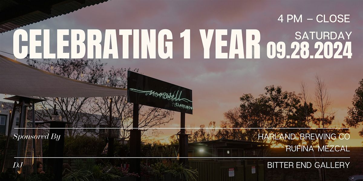 Mozwell Claremont 1-Year Anniversary Party