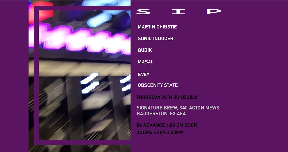 SIP - A night of Electronic Music and Visual Entertainment