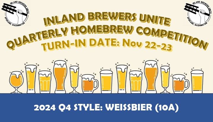 IBU Intra-Club Homebrew Competition - 2024 Q4 - Weissbier (10A)