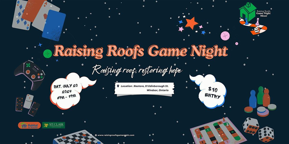 Raising Roofs Game Night