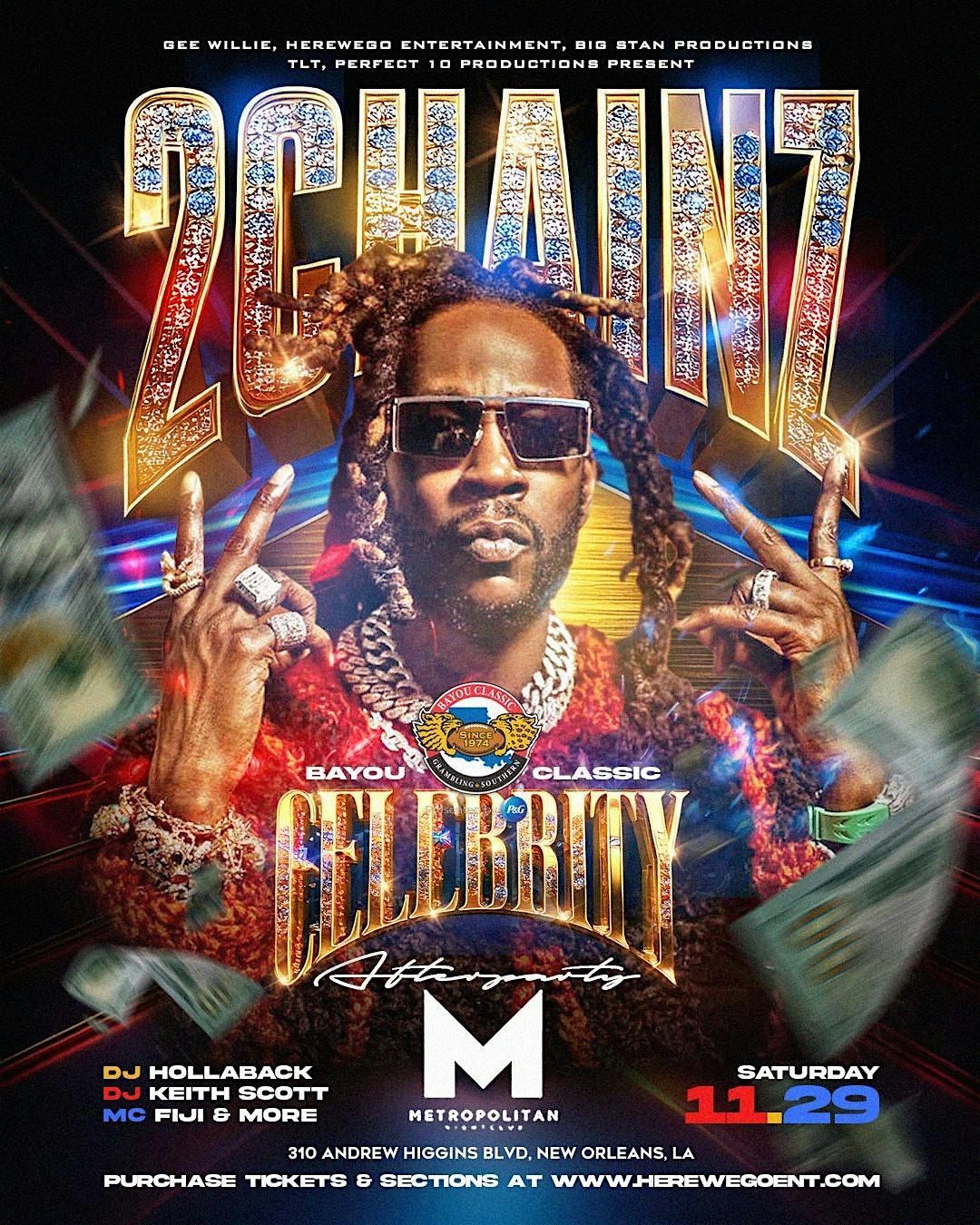 OFFICIAL BAYOU CLASSIC AFTER PARTY FEATURING 2 CHAINZ & MORE @ THE METRO