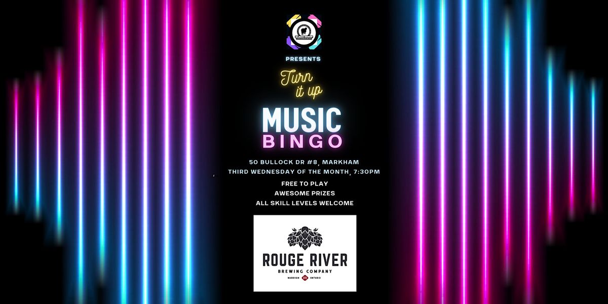 Music Bingo at Rouge River Brewing Co.