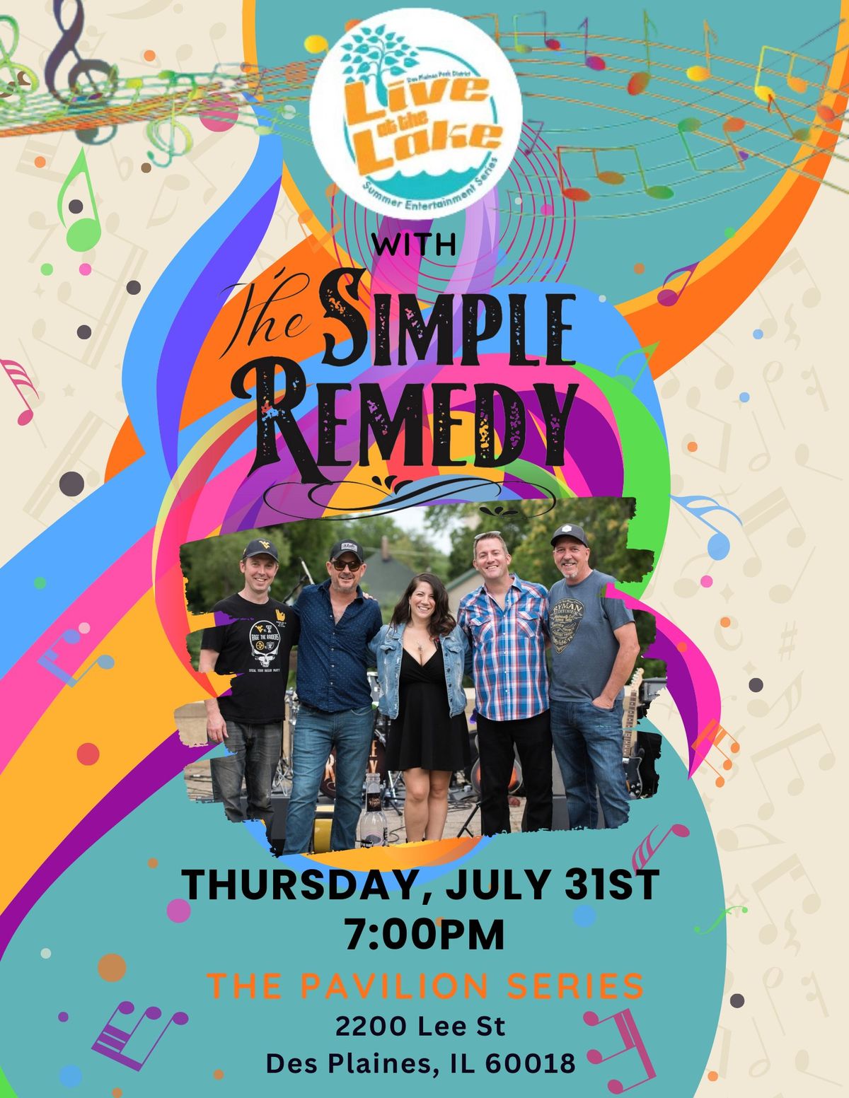 The Simple Remedy at Live at the Lake Des Plaines - The Pavilion Series