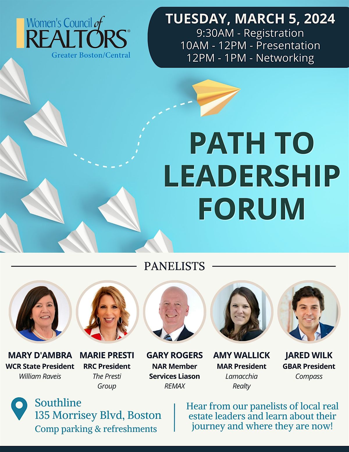 REALTORS - Path to Leadership Forum (GBAR, MAR, NAR, RRC, WCR)