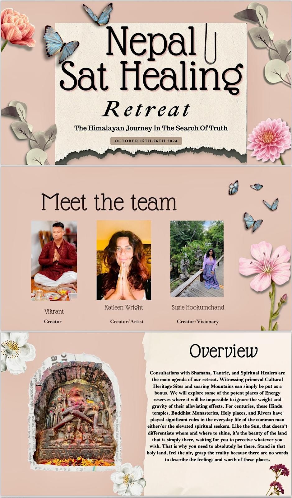 Wellness Retreat Nepal October 15 - 26 2024, 11 Nights 12 Days Healing &Fun