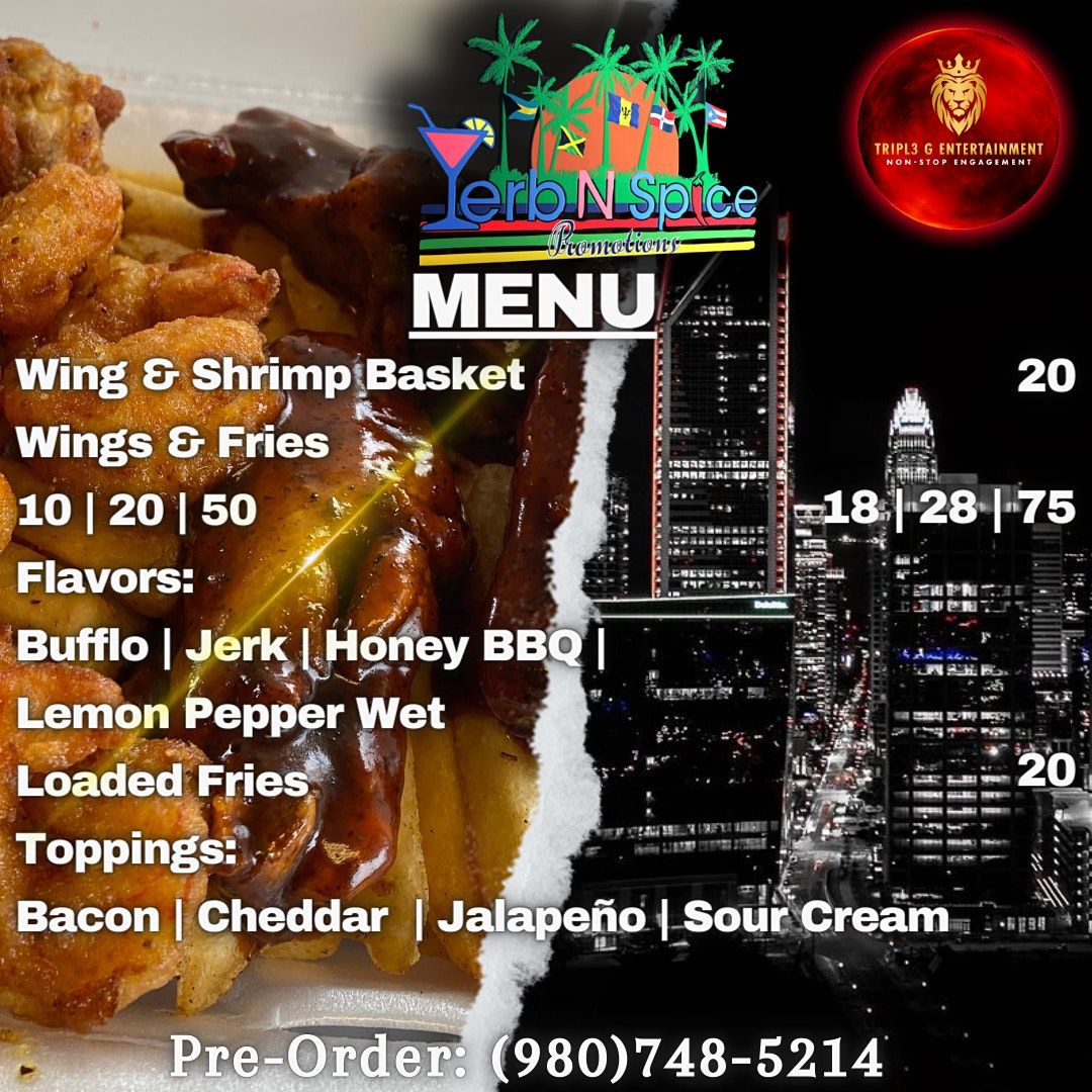 Yerb N Spice New Food Truck, The Press Box Bar & Grill, Charlotte, 9