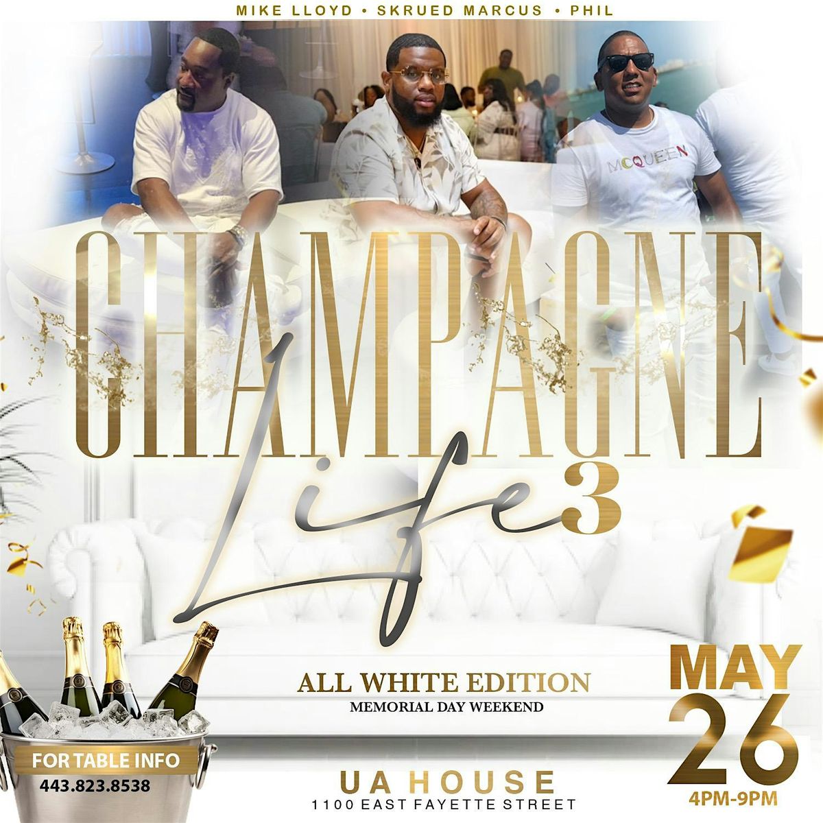 Champagne Life 3 ( All white Edition)