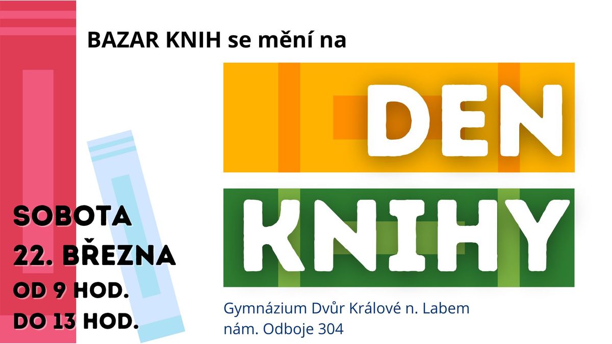 Den knihy na gymn\u00e1ziu 2025