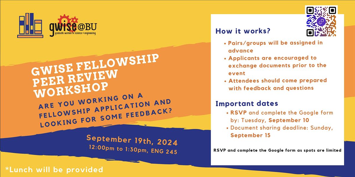 GWISE FELLOWSHIP PEER REVIEW WORKSHOP