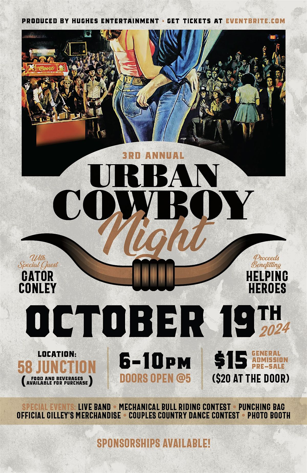 LIMITED RESERVED SEATING - Urban Cowboy Night 2024