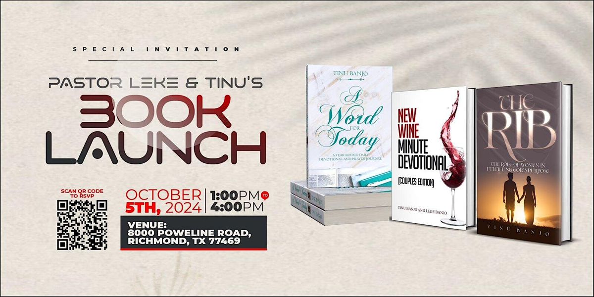 Pastor Leke & Tinu's  Book Launch