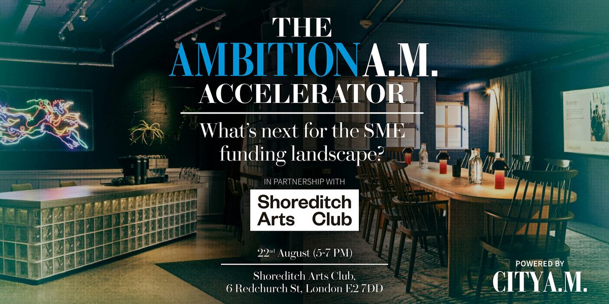 The Ambition A.M. Accelerator: What's next for the SME funding landscape?