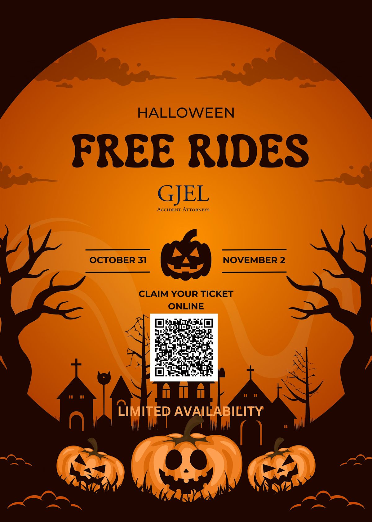 GJEL Accident Attorneys Halloween Car Accident Prevention Campaign