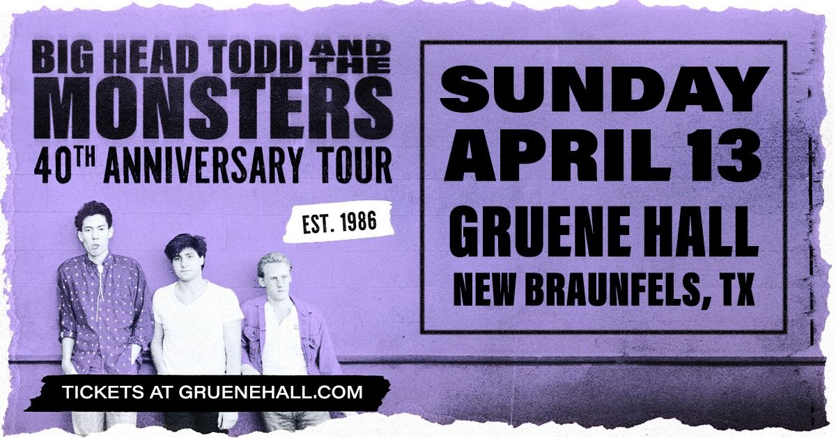 Big Head Todd and the Monsters: 40th Anniversary Tour