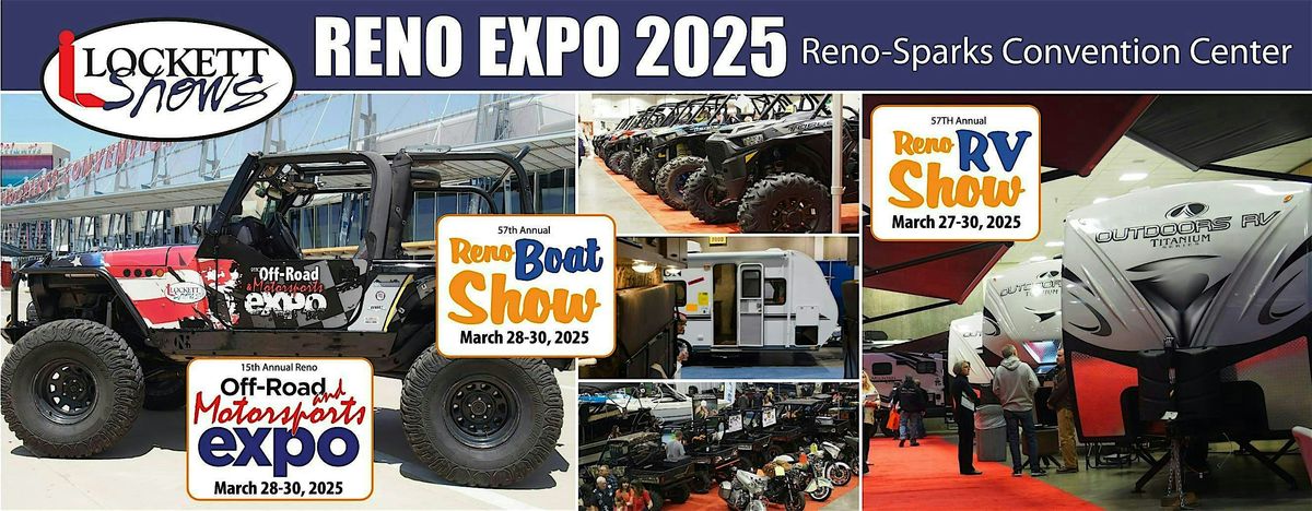 Reno Boat, Sport & RV Show, Off-Road & Motorsports Expo, 2025