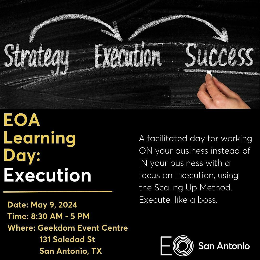 EOA Learning Day: Execution