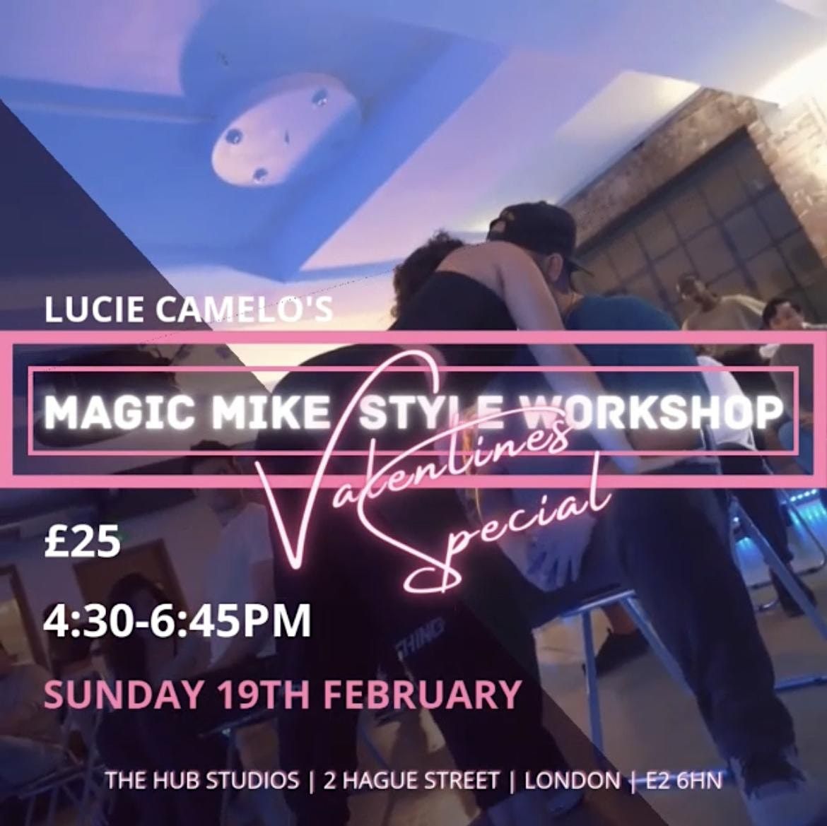 Magic Mike style Dance Workshop with Lucie Camelo