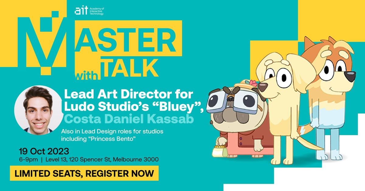 AIT MasterTalks Meet the Art Director for Bluey!