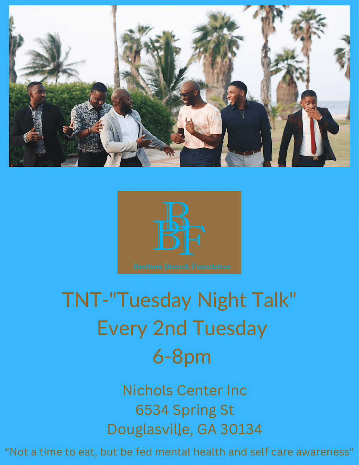 \u201cTuesday Night Talks-Mending and Healing"-BIPOC Mental Health Month