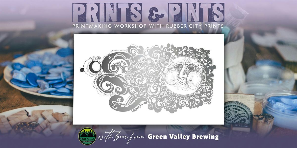 Prints & Pints with Rubber City Prints & Green Valley Brewing (May 4th)