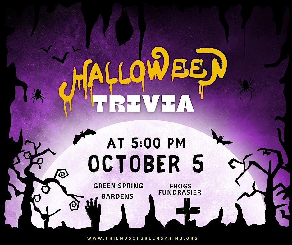 Halloween Trivia Night at Green Spring Gardens