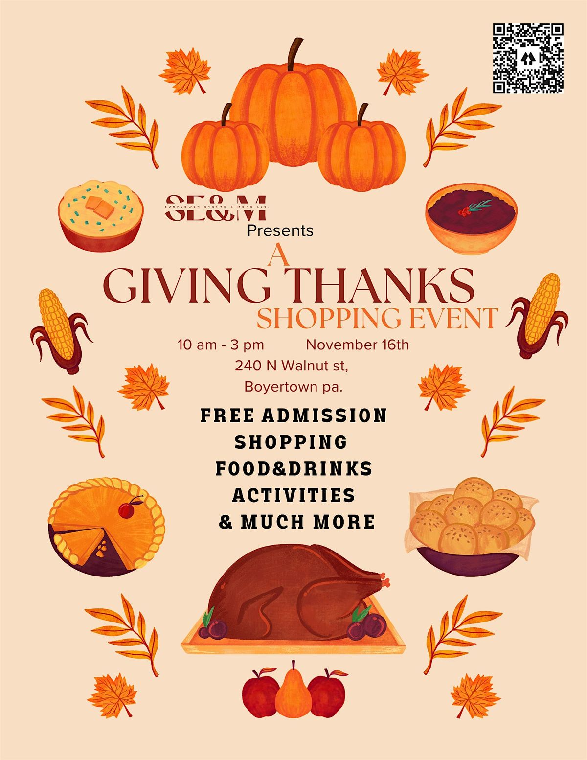 A Giving Thanks Craft\/Vendor Show