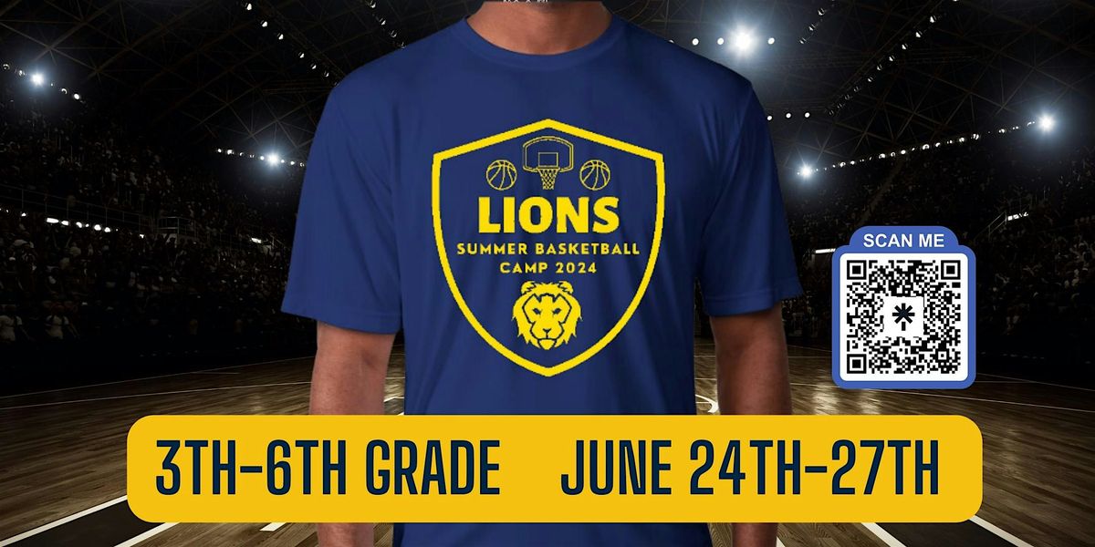 St. Mark's Lutheran Lions Summer Basketball Camp 2024 (3rd-6th Grade)