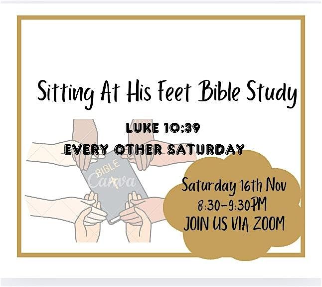 Sitting At His Feet Bible Study(Women Only)