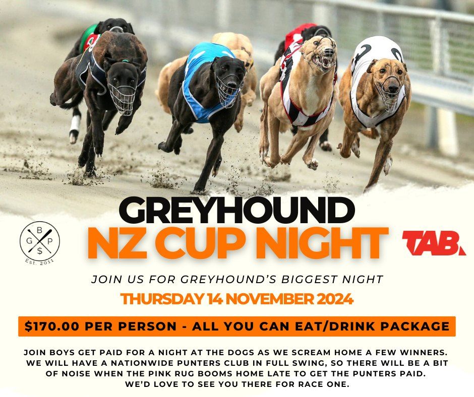 NZ Cup Night at the Pups