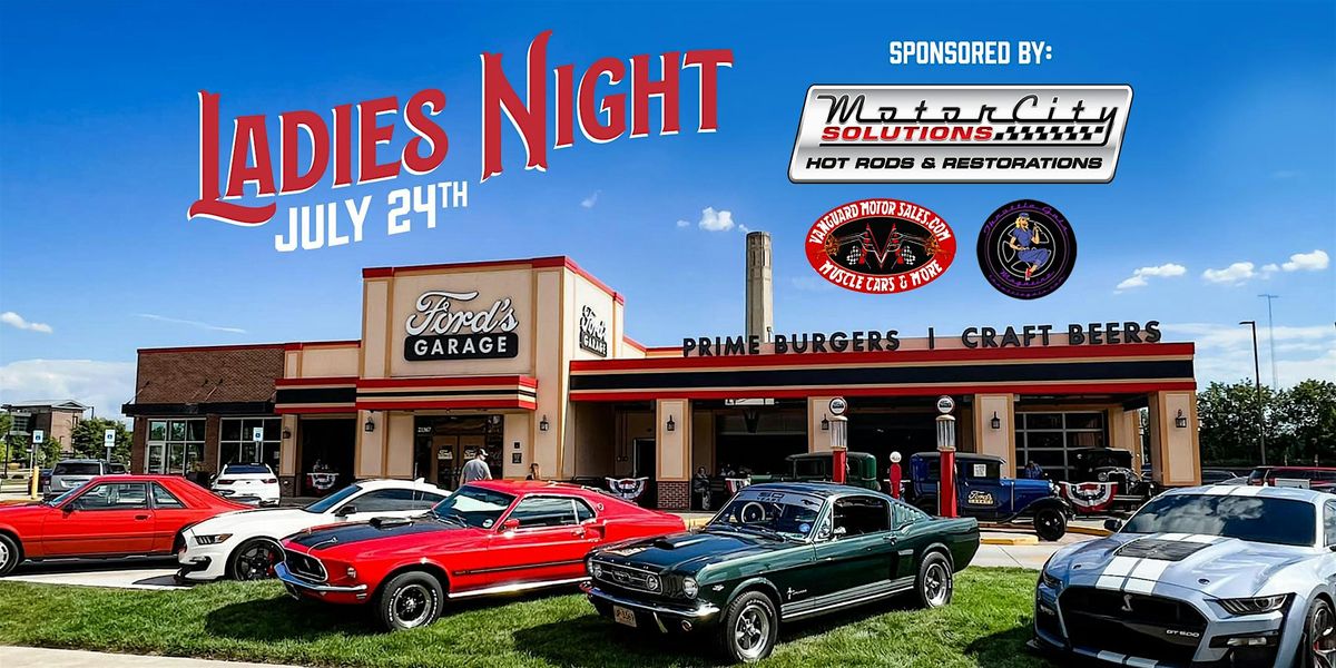 Ladies Cruise In Night at Ford's Garage Dearborn