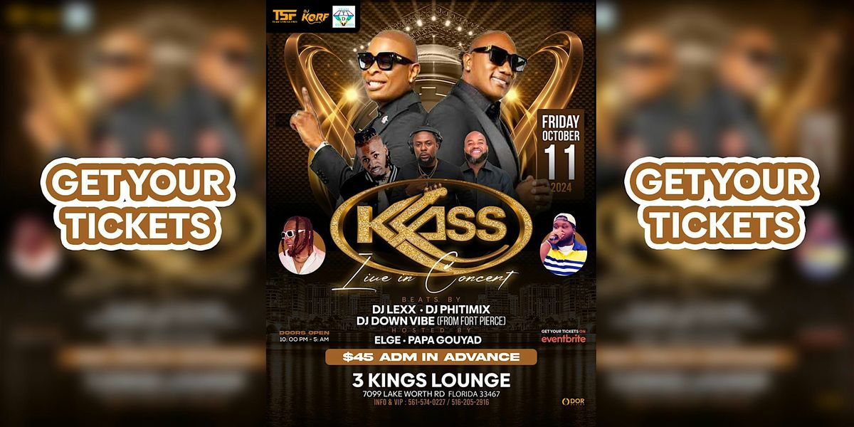 KLASS LIVE CONCERT @ THREE KINGS LOUNGE  ON APRIL 11TH BROUGHT  BY TSF DJ KORF & TEAM DIAMOND