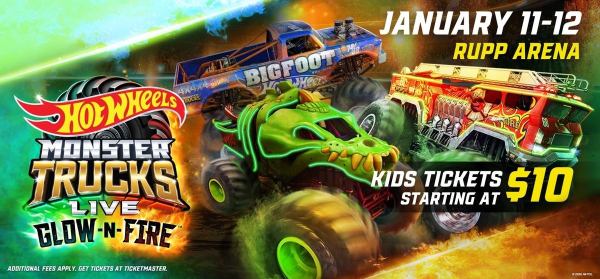 Live It Rupp Hot Wheels Monster Trucks Live Glow-N-Fire at Rupp Arena Tickets, Rupp ...