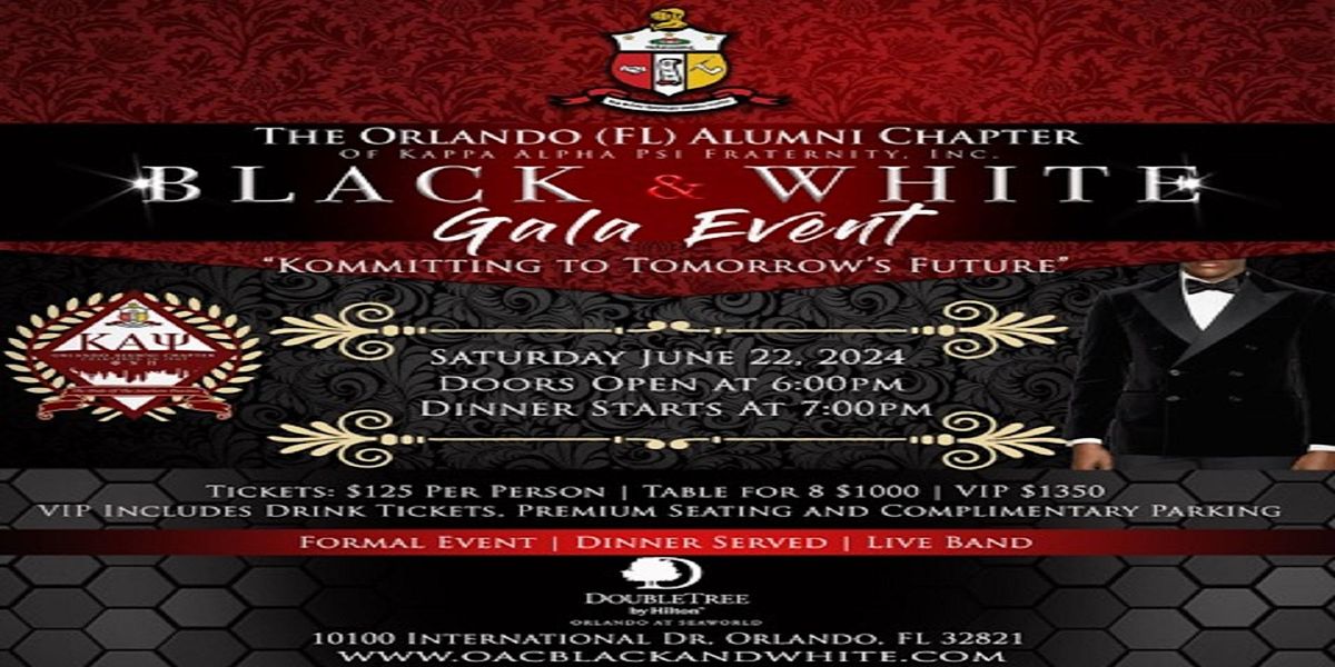 Orlando Alumni Chapter's Black & White Ball 2024