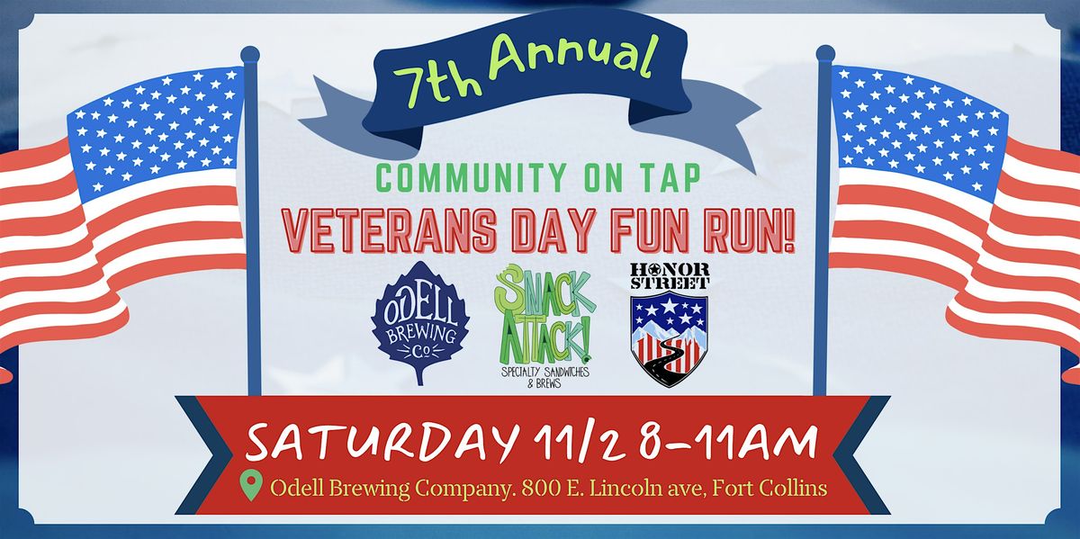 7th Annual CommUNITY on Tap Veteran's Day Fun Run