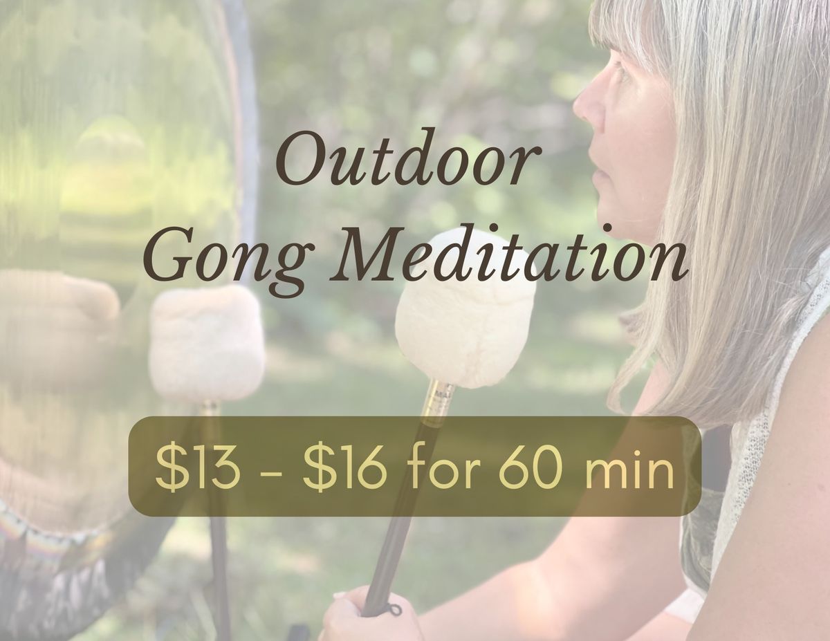 Outdoor Gong Meditation at Green Bay Botanical Garden