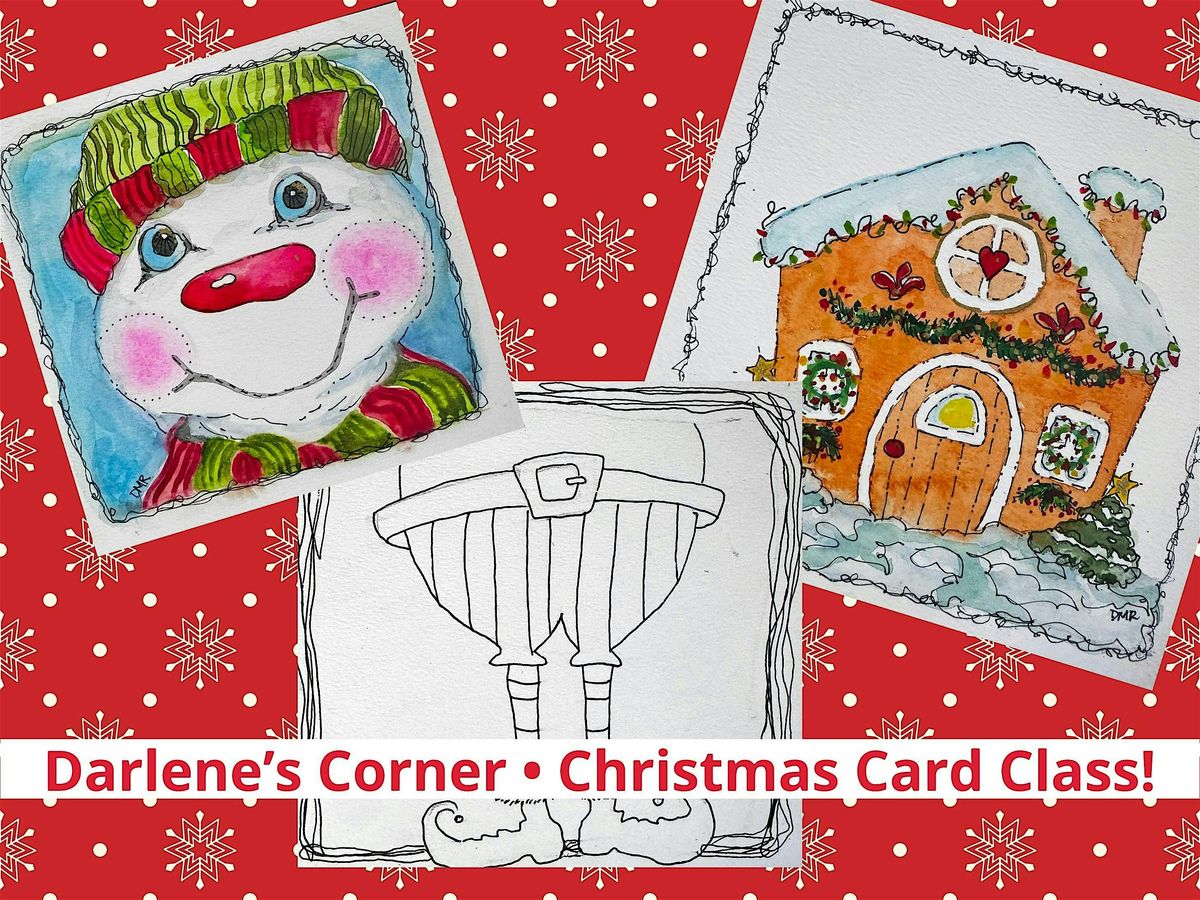 CHRISTMAS CARDS :::: Watercolor Class