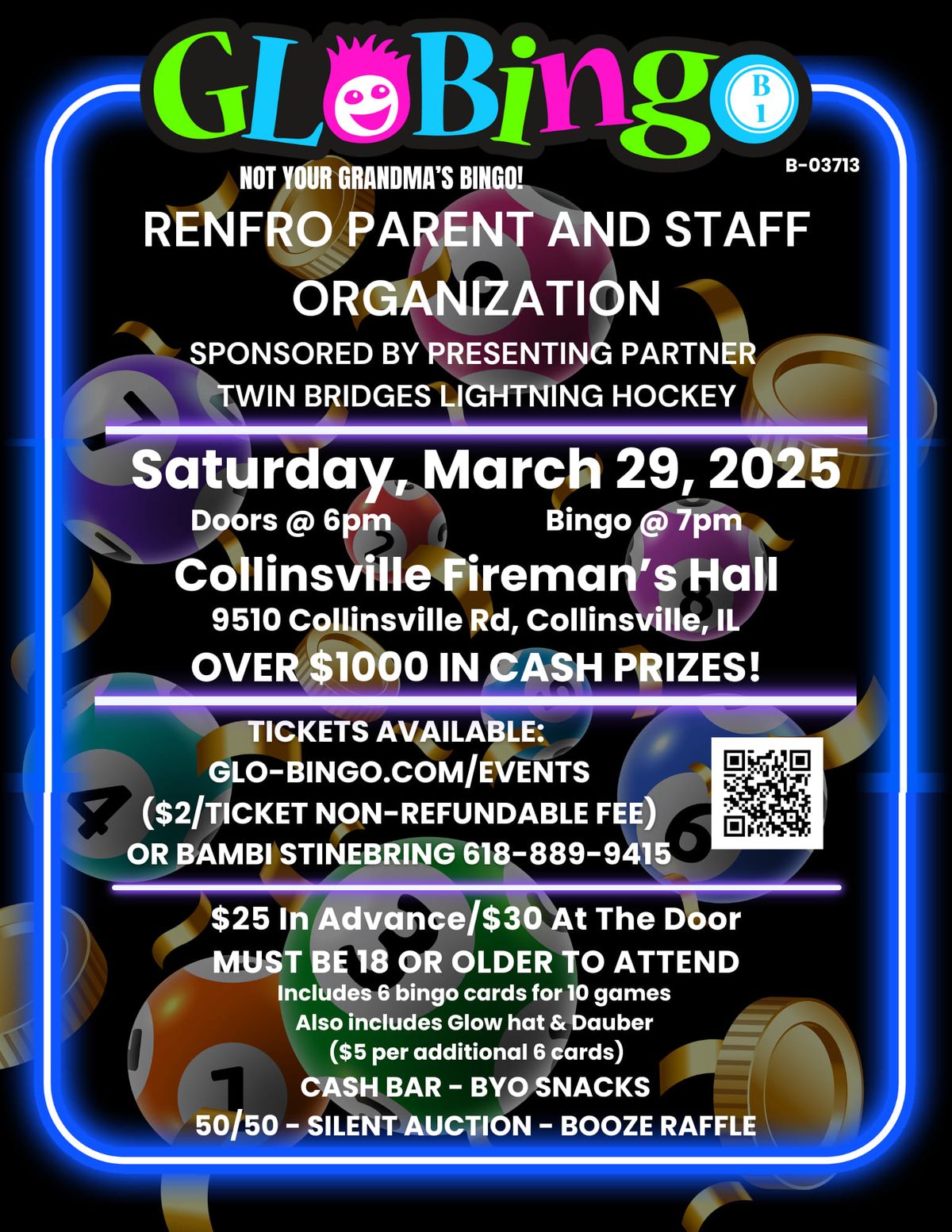 3rd annual GLO BINGO and Silent Auction