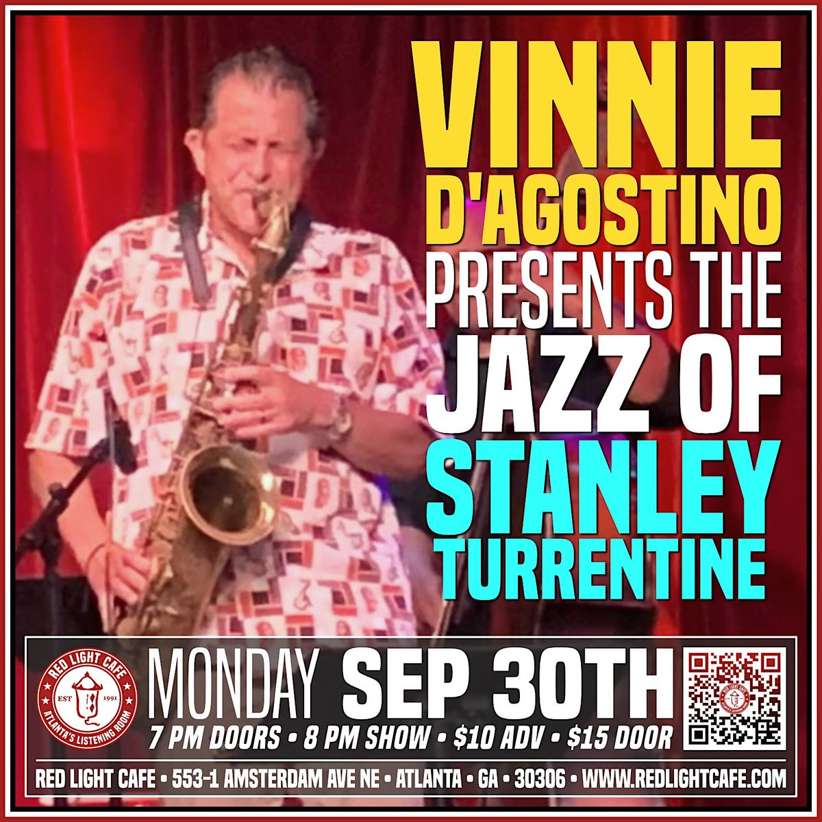 Vinnie D\u2019Agostino presents the Jazz of Stanley Turrentine