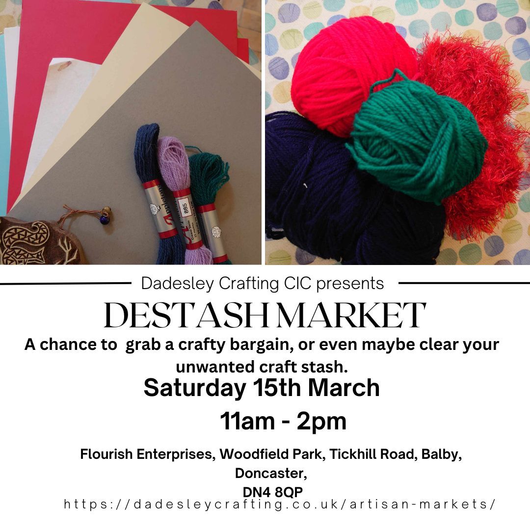 Dadesley Crafting CIC Destash Market 15th March 2025