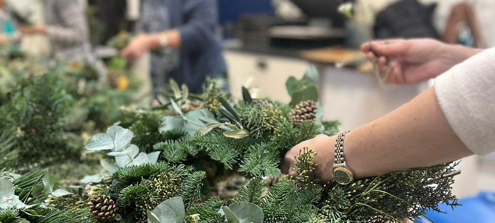 Make your own Eco festive wreath