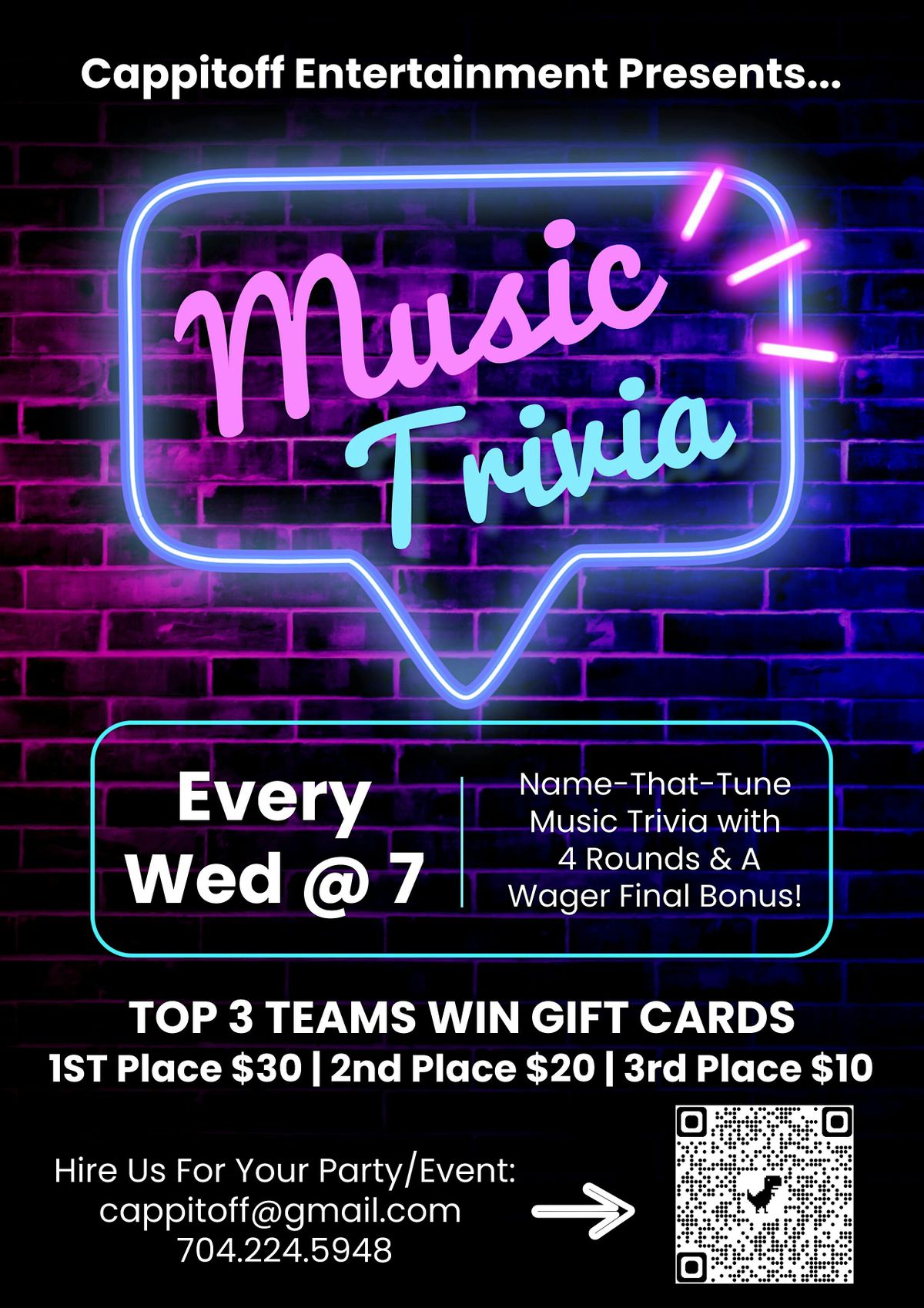 Wednesday Music Trivia at The 500 Club