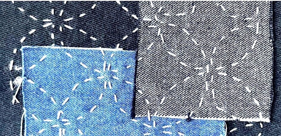 BEGINNING SASHIKO JAPANESE EMBROIDERY: Saturday, December 7, 10:00 am-1:00